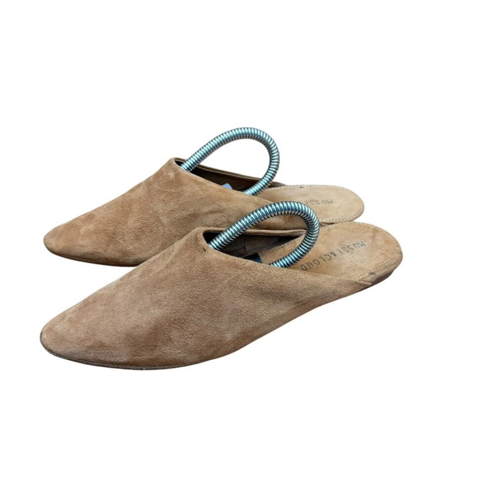 Musse & Cloud size 7 38 brown suede clogs shoes